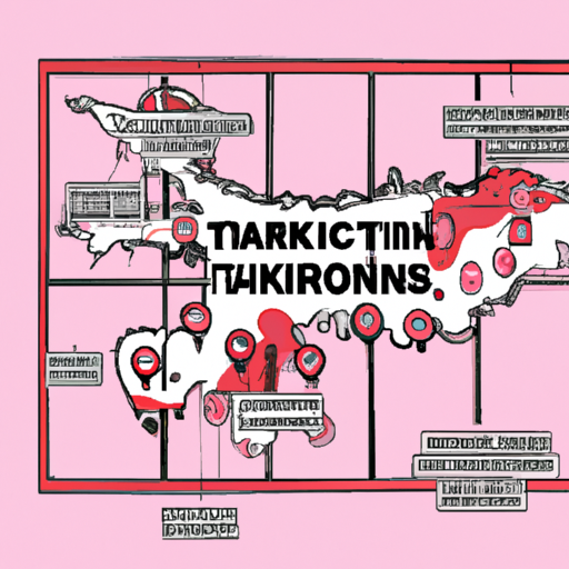 מפה המציגה את החשיבות של לוקליזציה בשיווק TikTok