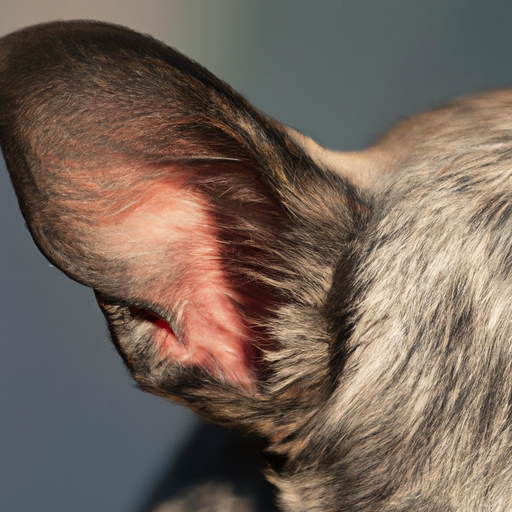 תמונה 3: תמונה המציגה אוזן של כלב עם סימני זיהום למשל.