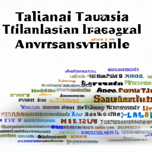 איור המתאר את מגוון השפות המכוסות על ידי שירותי התרגום הנוטריון של אלקנה.