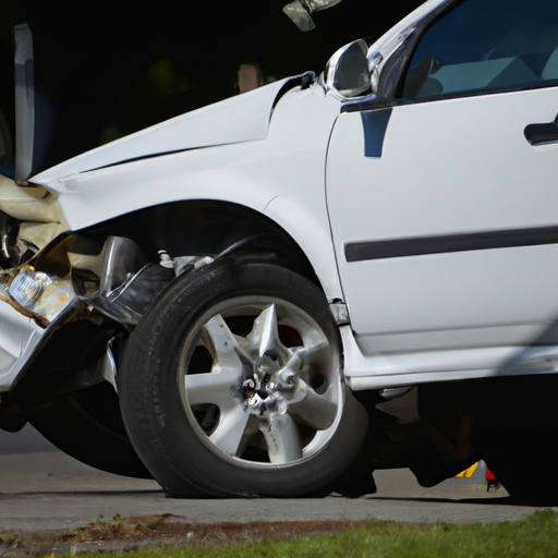 צילום תאונת דרכים, המדגיש את חשיבות ביטוח הרכב