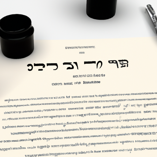 תמונה של מסמכים רשמיים שונים בעברית, המדגישה את חשיבותם של תרגום נוטריוני